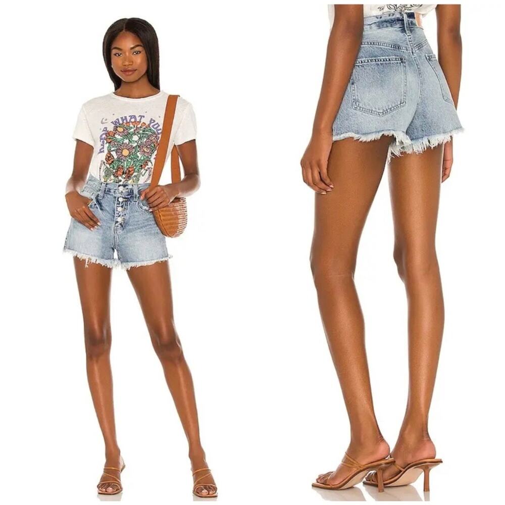 PISTOLA Nova Relaxed High Rise Cut Off Short